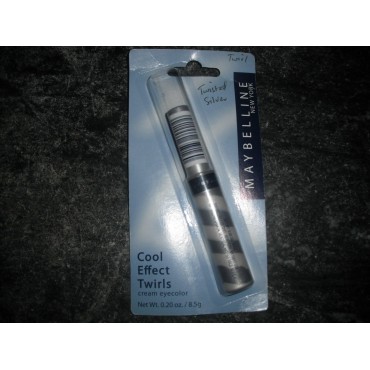 MAYBELLINE Cool Effects Twirls Cream Eyecolor, Twisted Silver, 0.20 Oz