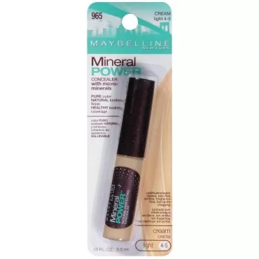 Maybelline New York Mineral Power Concealer, Cream, Light 4-5, 0.18 Fluid Ounce