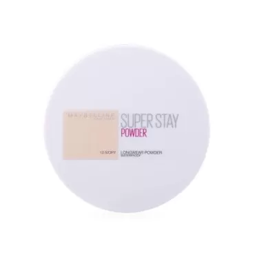 Maybelline Super Stay 24h Waterproof Powder for Flawless Coverage - 010 Ivory 9g
