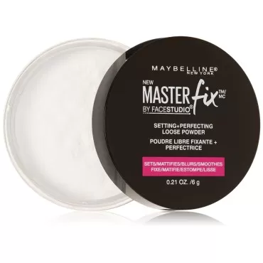 Maybelline Facestudio Master Fix Setting + Perfecting Loose Powder, Translucent, 0.21 oz.
