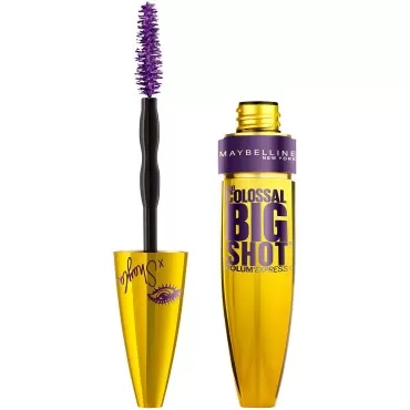 Maybelline New York Volum' Express The Colossal Big Shot Mascara X Shayla, Poppin' Purple, 0.33 Fluid Ounce