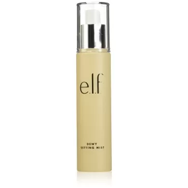 e.l.f. Dewy Setting Mist Hydrating, Luminizing, Long Lasting Sets Makeup, Conditions Coconut Infused 2.7 Fl Oz