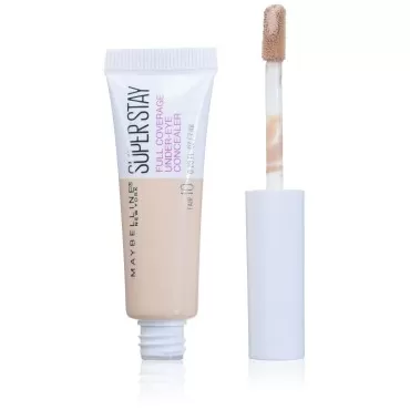 Maybelline New York Super Stay Super Stay Full Coverage, Brightening, Long Lasting, Under-eye Concealer Liquid Makeup For Up To 24H Wear, With Paddle Applicator, Fair, 0.23 fl. oz.