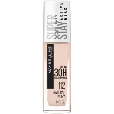 Maybelline Super Stay Full Coverage Liquid Foundation Makeup, Natural Ivory, 1 fl. oz. (Pack of 3) (Packaging May Vary)