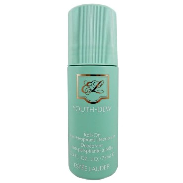 Estee Lauder Youth dew Roll-on Anti-perspirant deodorant for Women, 2.5 Ounce