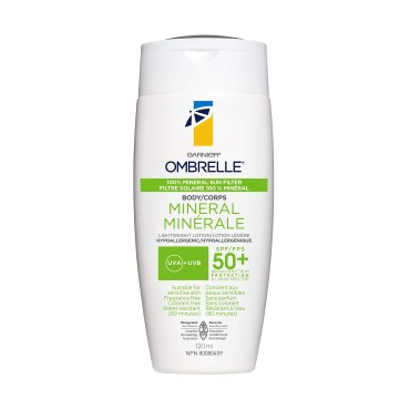 Ombrelle 100% Mineral Sunscreen Lotion - SPF50+ - 120ml