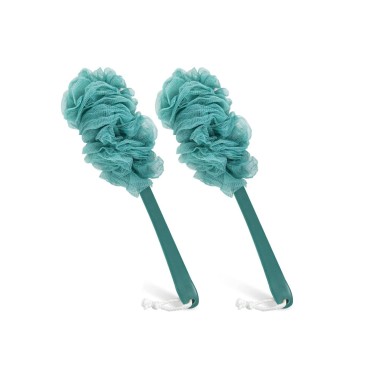 2Pack Back Scrubber for Shower, Qewro Loofah on a ...