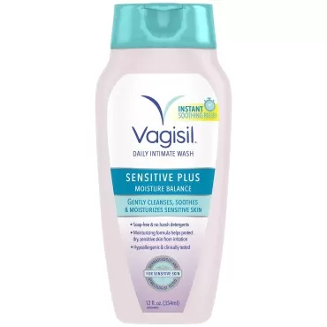 Vagisil Sensitive Plus Moisturizing Wash for Women, 12 oz