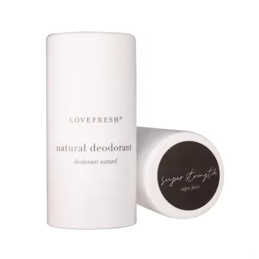 Lovefresh - Natural Deodorant Stick | Handmade, All-Natural, Non-Toxic, Clean Beauty (Super Strength, 3.7 oz | 109 ml)