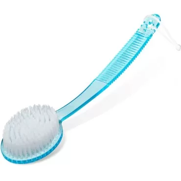 DecorRack Bath Brush with Bristles, Long Handle fo...