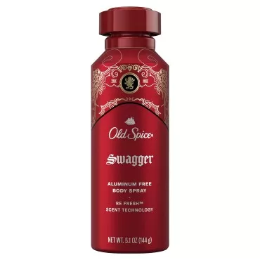 Old Spice Old Spice Aluminum Free Body Spray for Men, Swagger, 5.1 oz, 5.1 ounce