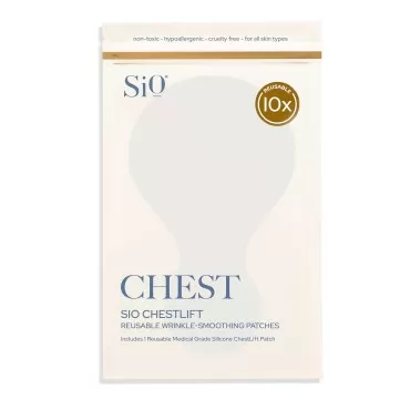 SiO Beauty ChestLift Anti-Wrinkle Patches (2 Weeks Supply) - Reusable Overnight Smoothing Decollete Pad - Anti-Aging Silicone Patch For Neck & Cleavage - Hydrate, Tighten & Rejuvenate