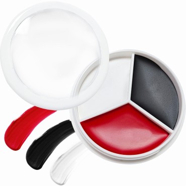 WYBLZPXZ Black White Red Face Body Paint,Halloween...
