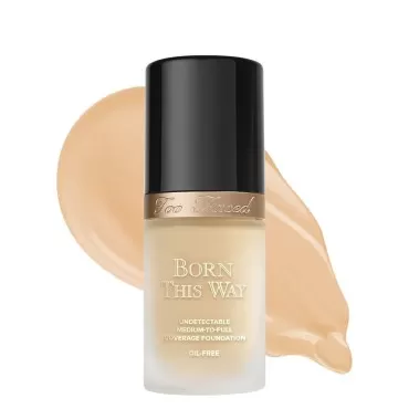 Too Faced Born This Way Natural Finish Longwear Liquid Foundation, 1.01 fl. oz.,Ivory