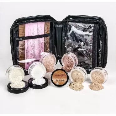 XXL Kit with Case (Warm) Mineral Makeup Set Bare F...