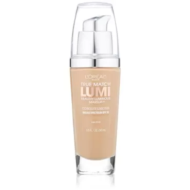 L'Oréal Paris True Match Lumi Healthy Luminous Makeup, N4 Buff Beige, 1 fl. oz.
