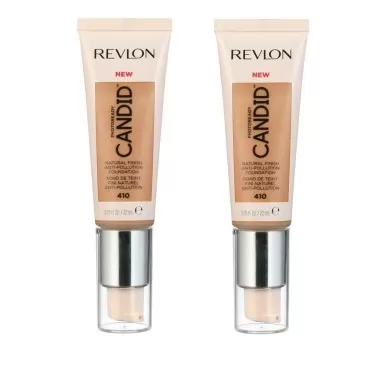 Pack of 2 Revlon PhotoReady Candid Natural Finish Foundation, Toast 410
