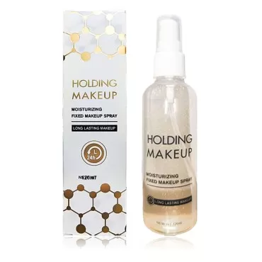 Makeup Setting Spray, Facial Spray Lightweight, Long-Lasting Makeup Setting Moisturizes Skin Creates a Bright Look 4 oz. (Gold)