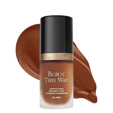 Too Faced Born This Way Natural Finish Longwear Liquid Foundation, 1.01 fl. oz. Spiced Rum