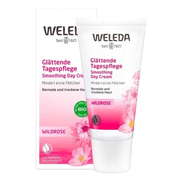 Weleda Renewing Day Face Cream, 1 Fluid Ounce, Plant Rich Moisturizer with Wild Rose, Peach Kernel and Sweet Almond Oils