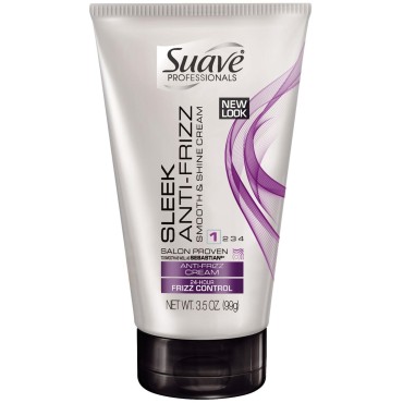 Suave Professionals Anti-Frizz Cream, Sleek - 3.5 oz