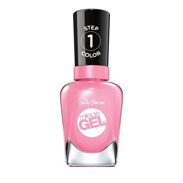 Sally Hansen Miracle Gel Nail Polish, Shade Pink Cadillaquer 269 (Packaging May Vary)