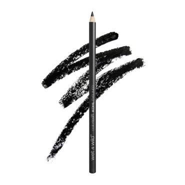 wet n wild Color Icon Kohl Eyeliner Pencil, Rich Hyper-Pigmented Color, Smooth Creamy Application, Long-Wearing Matte Finish Versatility, Cruelty-Free & Vegan - Baby's Got Black(Packaged)