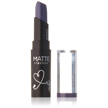 Ruby Kisses Lipstick, Matte Finish, Long-Lasting, Highly Pigmented, Smooth Apply, Full Coverage Lip Color Makeup (Gray Matter)