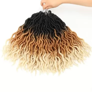 Eliza Wavy Gypsy Locs Ombre Crochet Hair 14