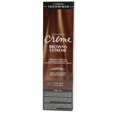 Loreal Excellence Creme Extreme Browns #Br-3 Med Golden Brown