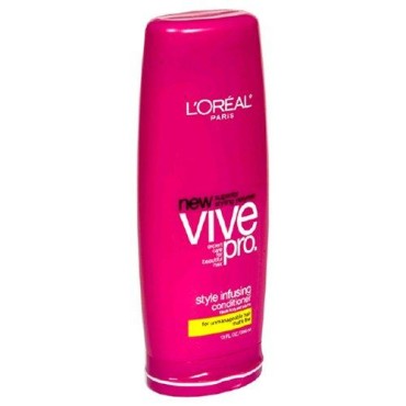 L'Oreal Vive Pro Conditioner, Style Infusing, for Manageable Hair that's Fine, 13-Ounce Bottles (Pack of 6)