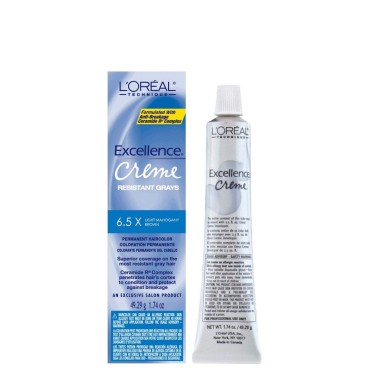 Creme Resistant Grays Haircolor 6.5X Light Mahogany Brown