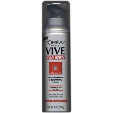L'Oréal Paris Vive For Men Thickening & Grooming Foam 6 Oz.