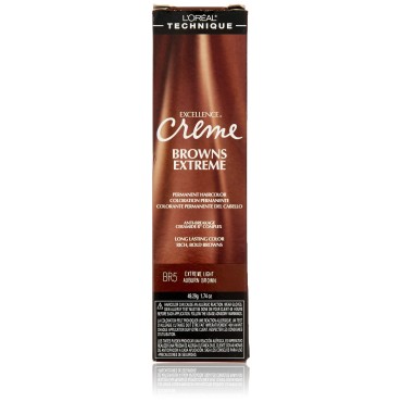 L'Oreal Excellence Browns Extreme BR5 Light Auburn Brown