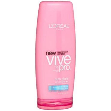 L'oreal Vive Pro Nutri Gloss Conditioner for Curly Hair, 13-Ounce Bottle (Pack of 3)