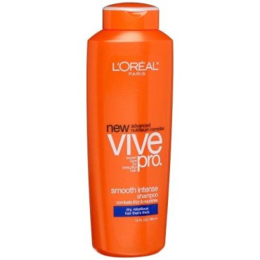 L'oreal Vive Pro Smooth Intense Thick Hair Shampoo, 13-Ounce Bottle (Pack of 3)
