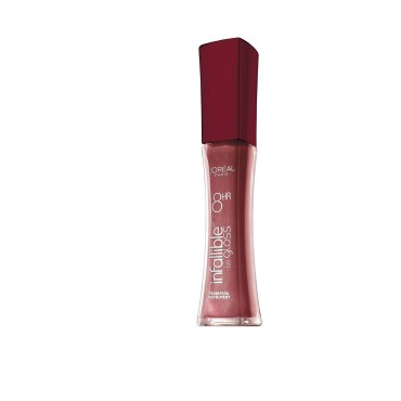 L'Oreal Paris Infallible 8HR Plumping Lip Gloss, Mauve, 0.21 Ounces