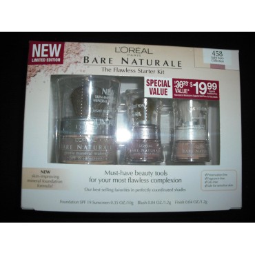 L'Oreal Bare Naturale, The Flawless Starter Kit, 456 Soft Ivory