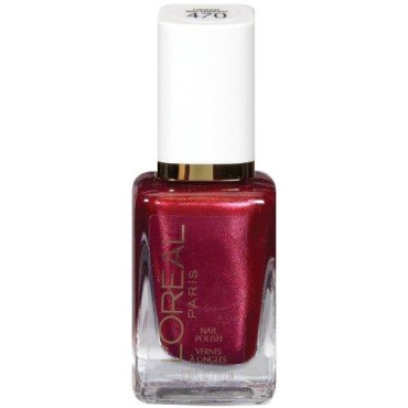 L'oreal Pro Manicure Nail Polish, Caught Red-handed, 0.39-Fluid Ounce (Pack of 5)