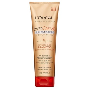 L'Oreal Evercreme Nourishing Shampoo, 8.5 Fluid Ounce