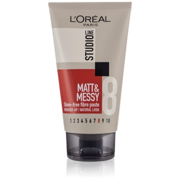 L'Oréal Studio Line Matt & Messy Shine-Free Fibre Paste 150Ml