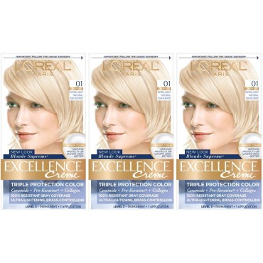 L'Oreal Paris Excellence Creme, 1B Natural Blue Black