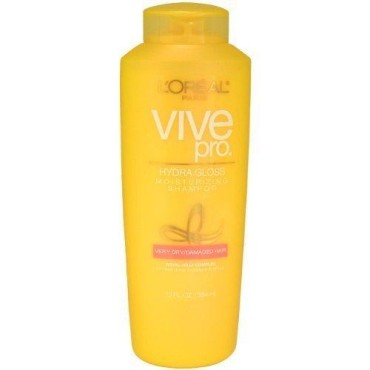 LOreal Paris Vive Pro Hydra Gloss Shampoo, Very Dry/Damaged Hair, 13-Fluid Ounce (Pack of 2)