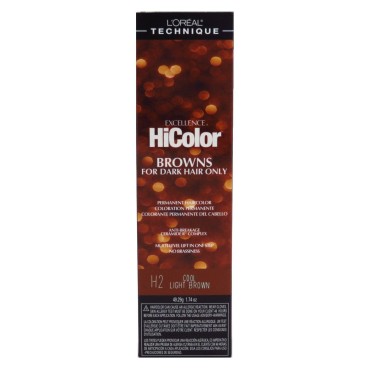 Loreal Excellence Hicolor H02 Tube Cool Light Brown 1.74 Ounce (51ml) (3 Pack)