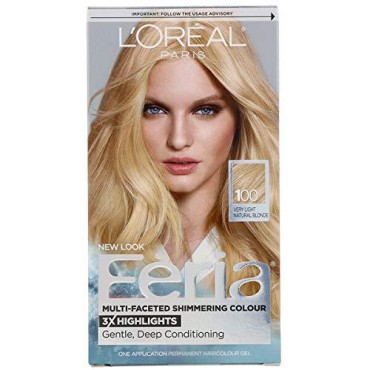 L'Oreal Paris Feria Permanent Haircolour Gel Black 20 Natural