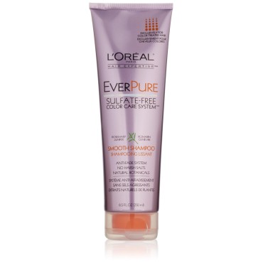 L'Oreal Paris EverPure Sulfate-Free Color Care System Smooth Shampoo, 8.5 Fluid Ounce
