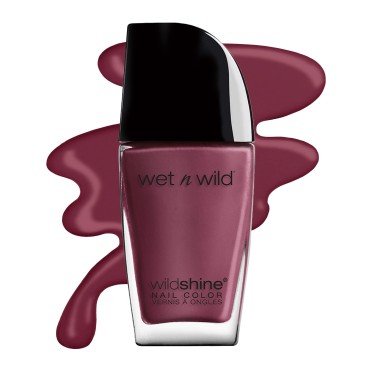 wet n wild Wild Shine Nail Polish, Purple Grape Minds Think Alike, Nail Color