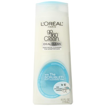 L'Oréal Paris Go 360° Clean Cleanser Sensitive Skin, 6 fl. oz.