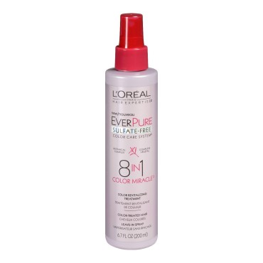 L'Oreal Paris Hair Care Expertise EverPure Blonde 8-in-1 Color Miracle Spray, Blonde, 6.7 Fluid Ounce