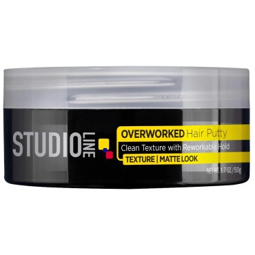 L'Oreal Studio Line Overworked Hair Putty 1.70 oz (Pack of 11)